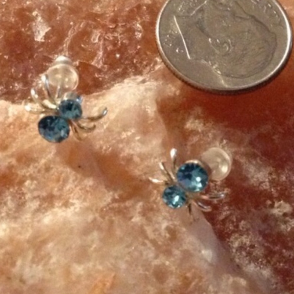 Sterling Silver Spider Earrings 👻2/$10